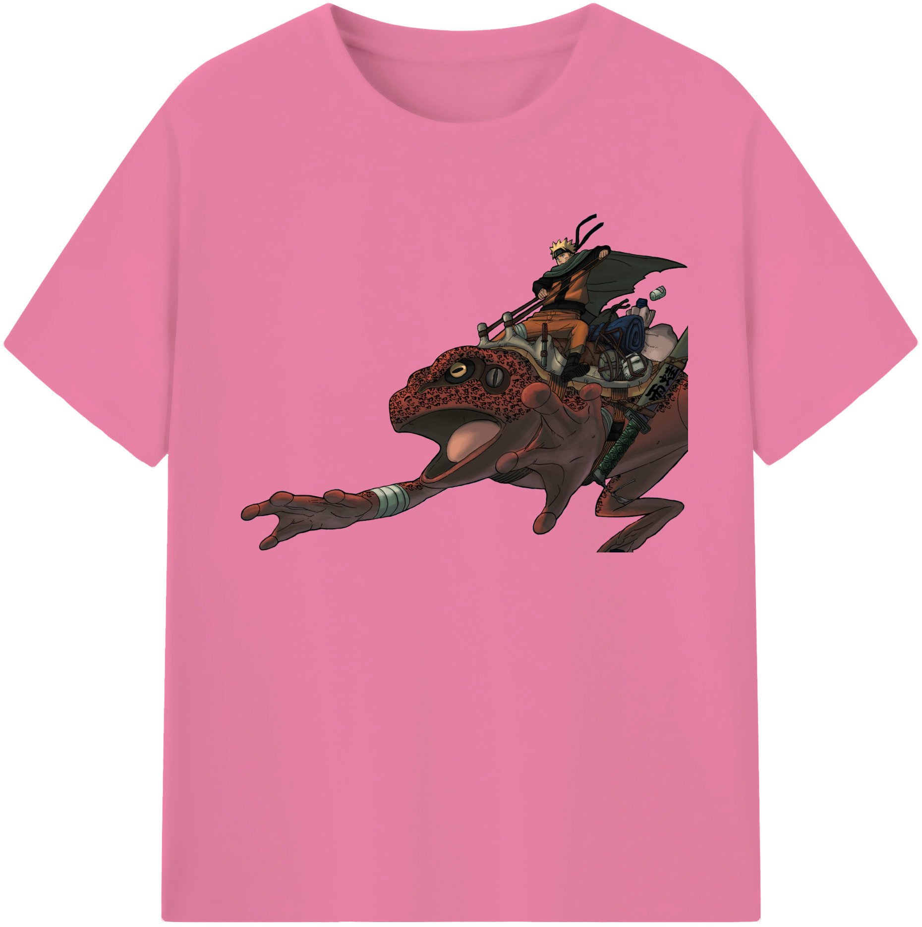 （画像用） NARUTO -ナルト- うずまき ナルト Uzumaki Naruto 綿100％半袖Tシャツ（フロントプリント）